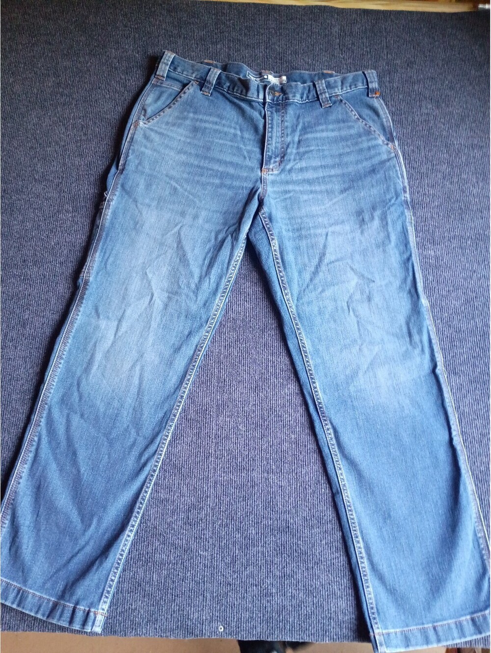 Carhartt Relaxed Fit Blue Denim Jeans Size 36x30